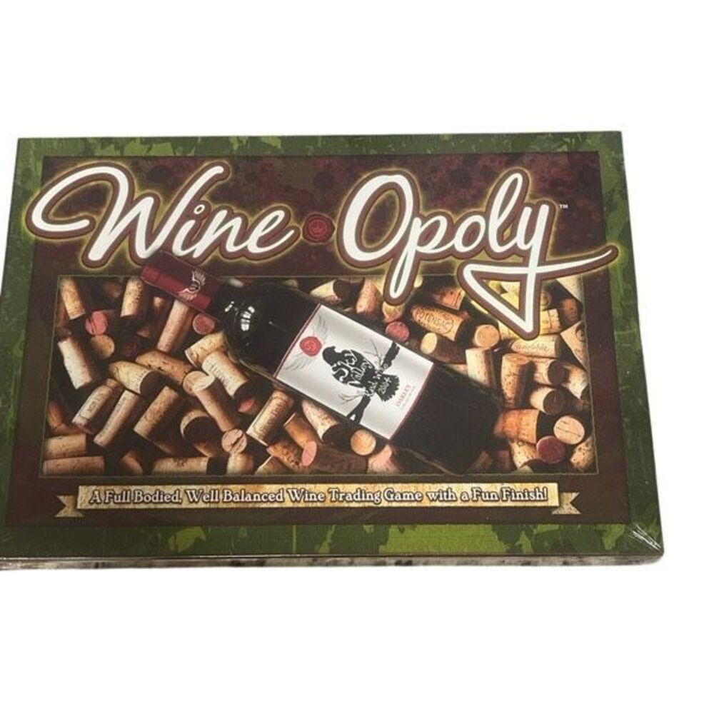 Brand New Wine-Opoly Board Game Monopoly Wine Trading Sealed